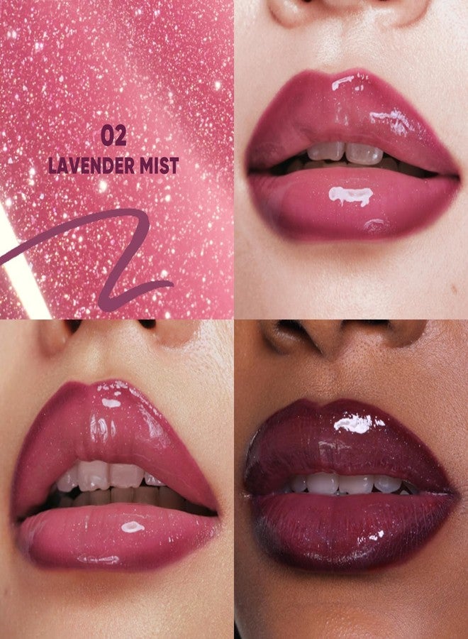 JUDYDOLL Peel Off Stain and Plumping Oil Duo - Long-Lasting Lip Stain with 3D Plumping Gloss, Hydrating and Non-Sticky Formula (#02 Lavender Mist) - Image 3